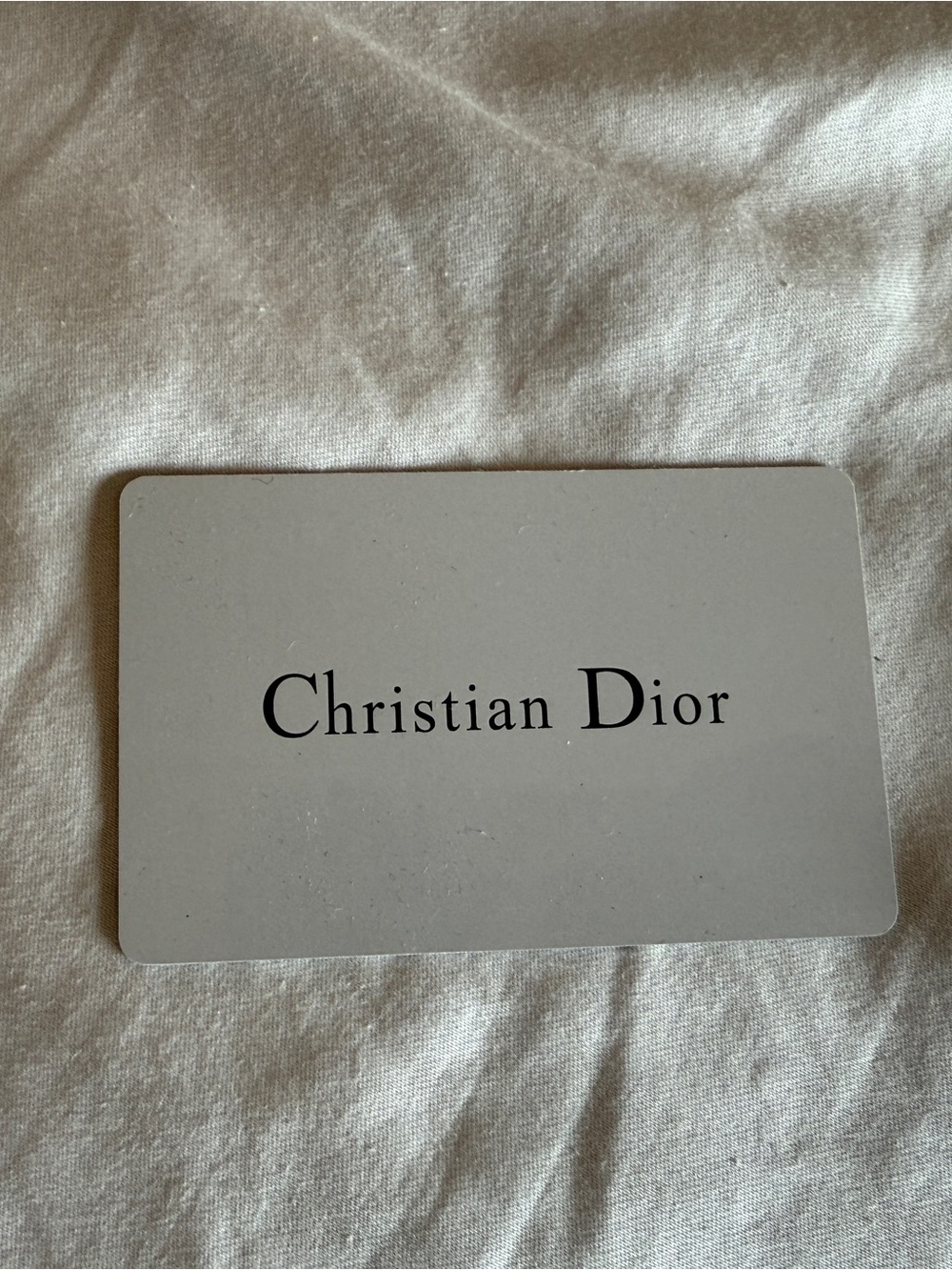 Christian Dior Couture Authenticity Card Certification Empty Blank Fashion New